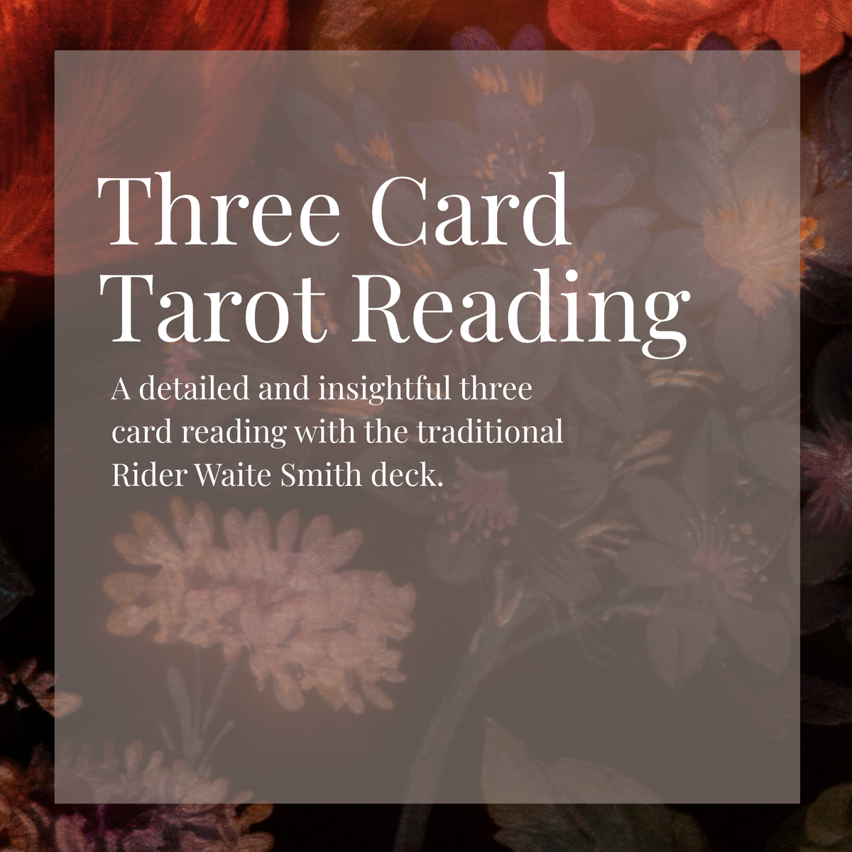 Three Card Tarot Reading
