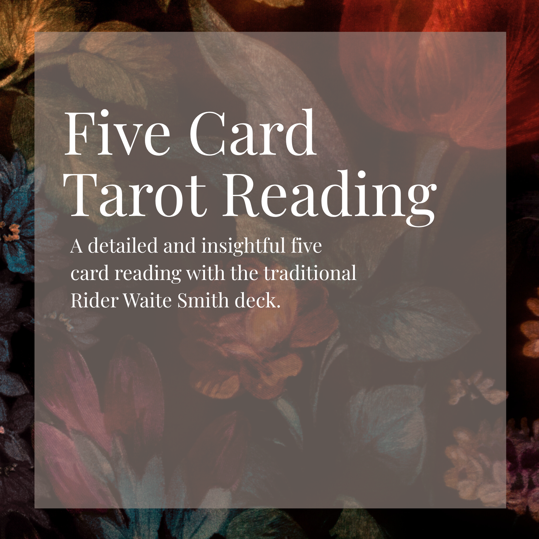 Five Card Tarot Reading
